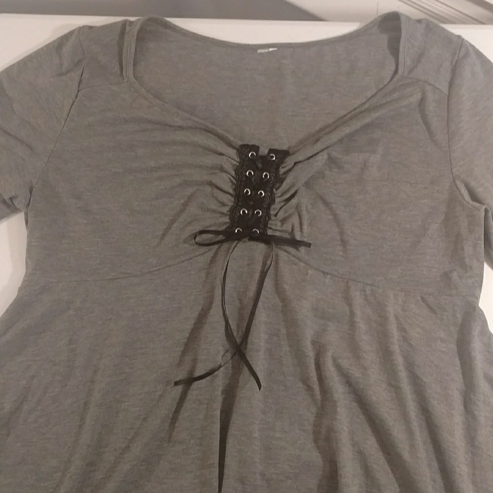 NWOT  Fairy hem shirt with bell sleeves